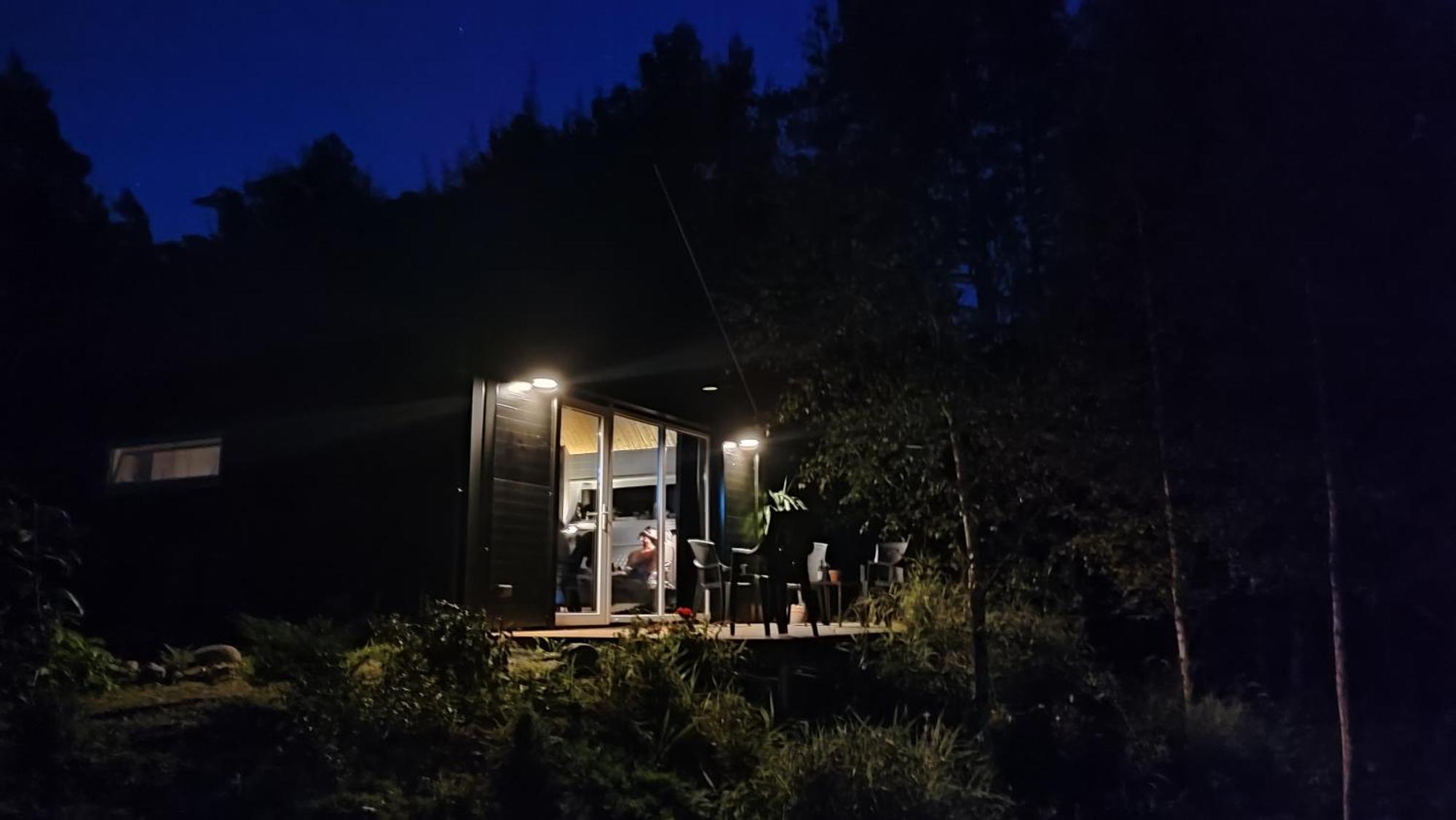 Modern Sauna Cabin In Horse Ranch Liyeplauke Exterior foto